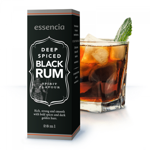 Essencia Deep Spiced Black Rum 28ml UBREW4U